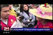 Callao: clausuran cementerio Santa Rosa por ser insalubre e inseguro