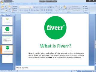How to Make Money Through Fiverr - Intro and Basics