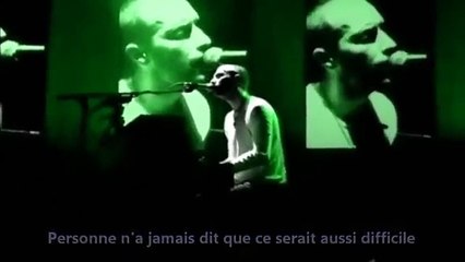 coldplay the scientist traduction française