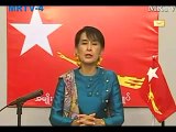 Daw Aung San Suu Kyi speech to the people of Burma on MRTV & MRTV4 14 3 2012
