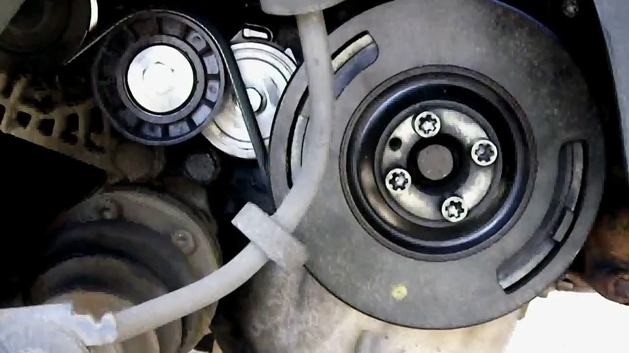 bruit courroie galet tendeur