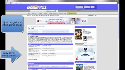 How to put Cheats on Far Cry 2 for the PC (Really Easy)