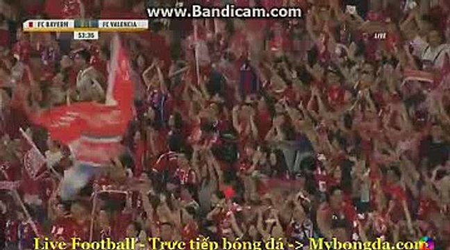 Thiago Alcantara Amazing Goal Bayern Munchen 3-1 Valencia 18/07/2015 HD