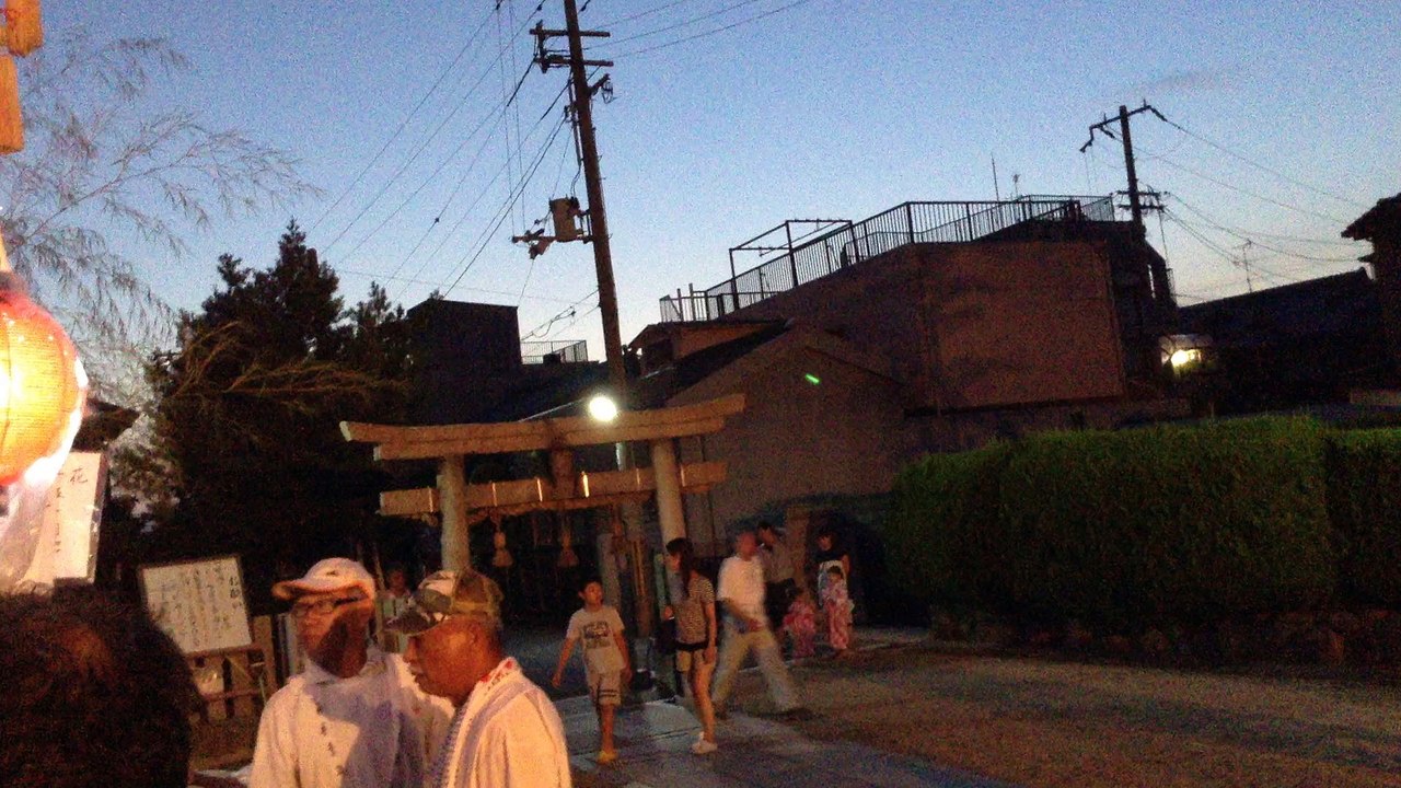 八尾市柏村地区 柏村稲荷神社夏祭り （２０１５年７月１８日）