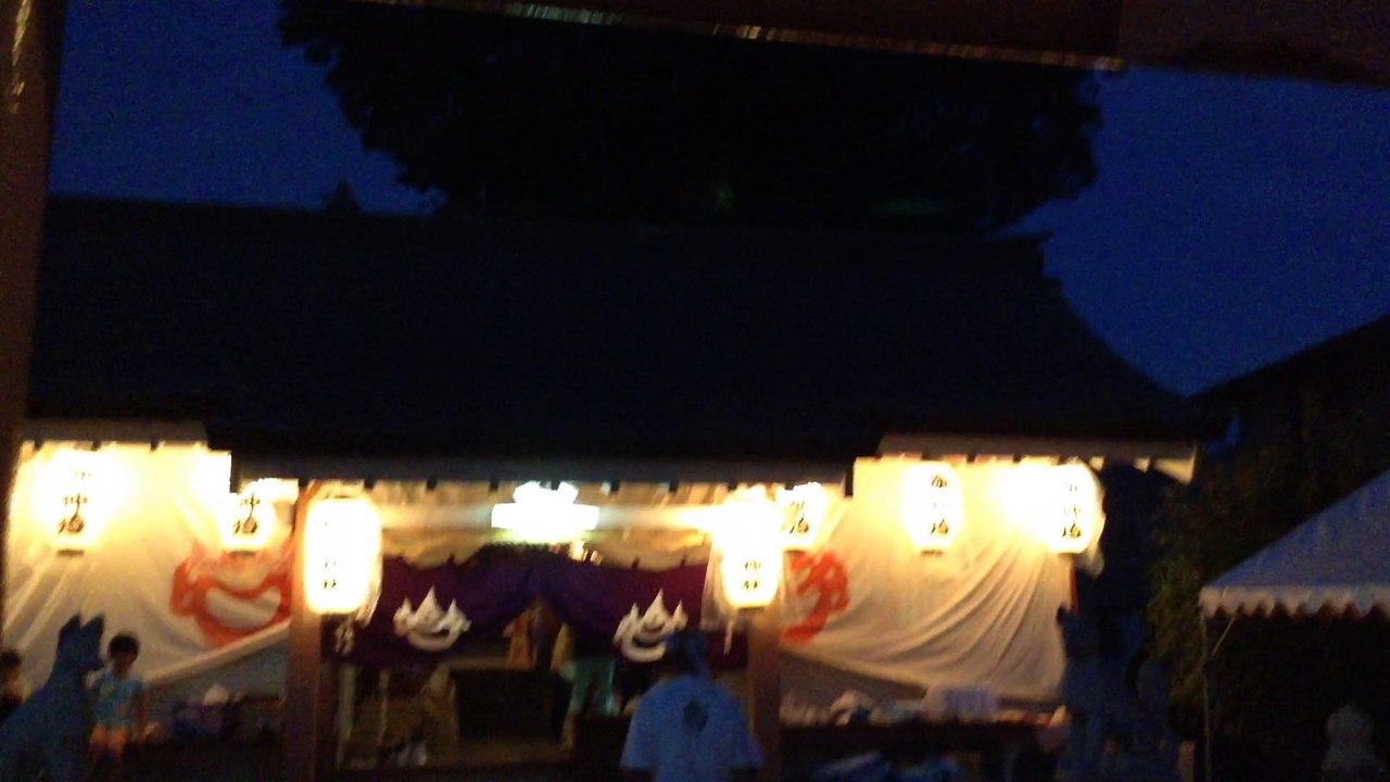 八尾市柏村地区 柏村稲荷神社夏祭り （２０１５年７月１８日）