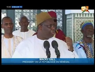 Korité 2015 : Macky Sall s'exprime sur les problèmes de sécurité au Sénégal