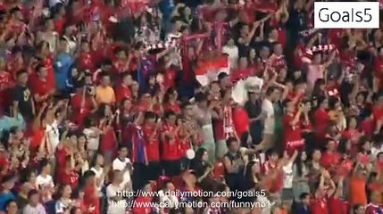 Robert Lewandowski Goal Bayern 4 - 1 Valencia CF Friendly Match 18-7-2015