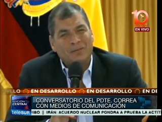 Niega Rafael Correa que vaya a remover a sus ministros