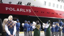 MS Polarlys ankommer Tromsø 17. mai 2012