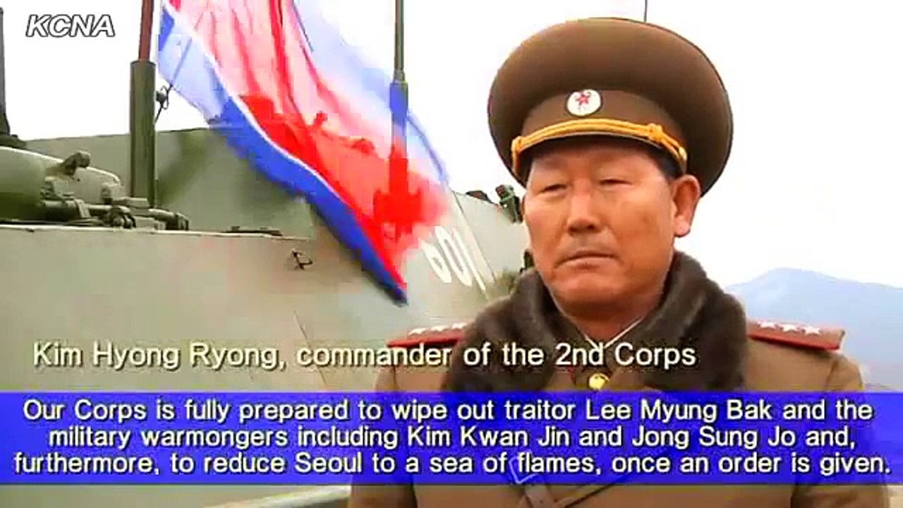 KCNA (Mock Attack against South Korea)