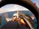 MiG 29K LANDING on Admiral Gorshkov Aircraft Carrier RARE VIDEO 360p