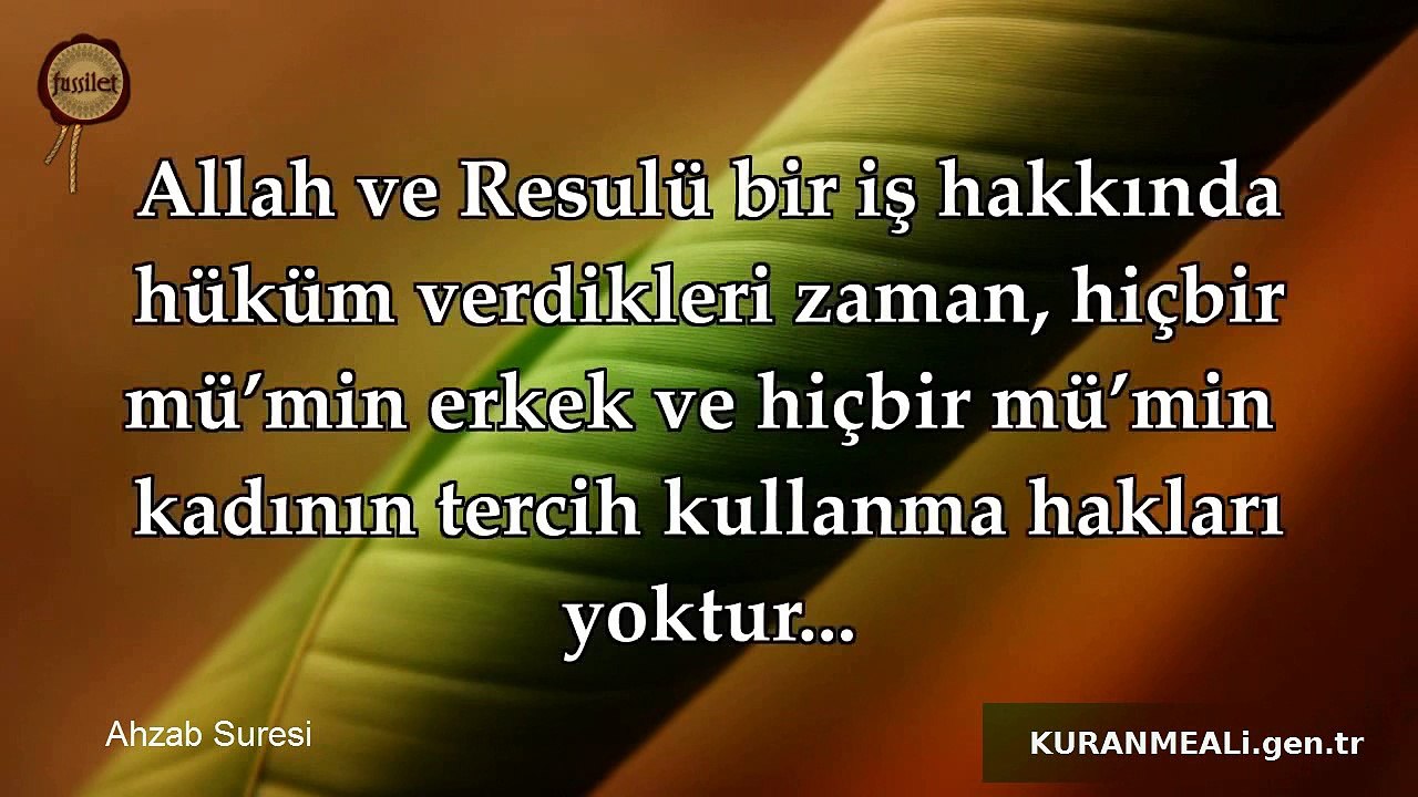 Ahzab Suresi