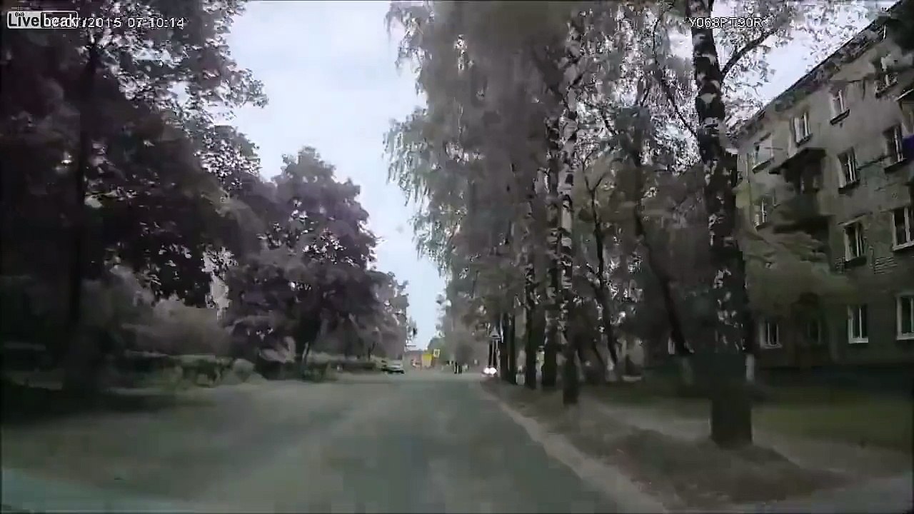 Geezer Nailed by Clueless Driver