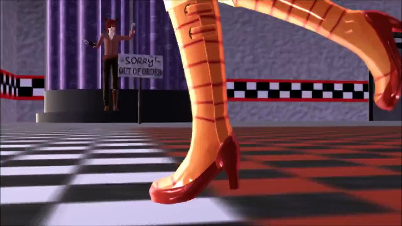 [MMD FNAF] Chica vs Toy Chica ! FIGHT! +DL