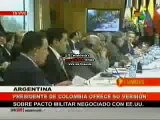 Cumbre UNASUR Bariloche Argentina Intervención presidente de Colombia Alvaro Uribe Velez 3/3