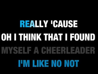 KARAOKE OMI - Cheerleader [Felix Jaehn Remix]