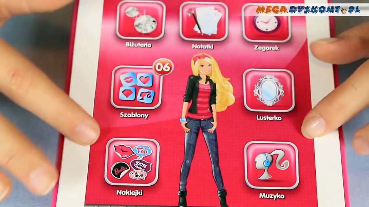 Barbie B-book Pad - Interactive Organiser / Interaktywny Organizer Barbie Pad Tablet - Mattel