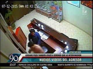 Ayacucho: hombre que agredió desnudo a ex pareja también atacó a serenos