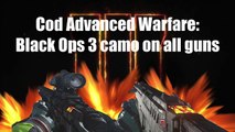 Call of Duty Advanced Warfare: Black Ops 3 Camo on all Guns
