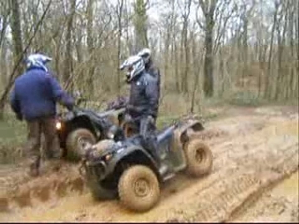 Nos quads aiment la boue