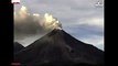 Time-Lapse Shows Lava On Slopes Of Volcano - Raw Video