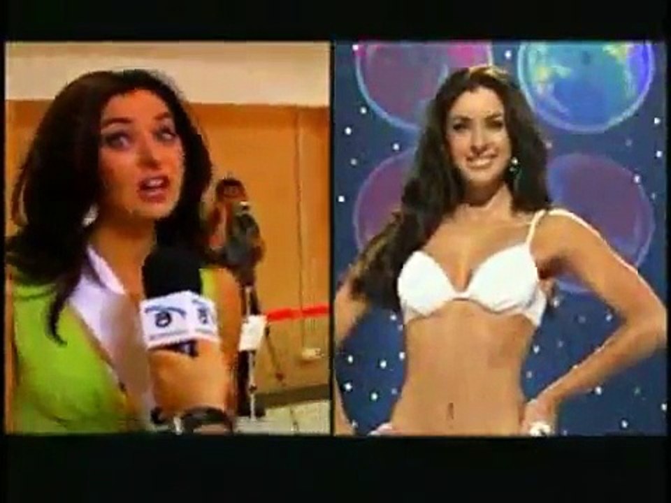 Natalie Glebova - Miss Universe 2005 "Behind the Scenes" (Detras de Camaras)