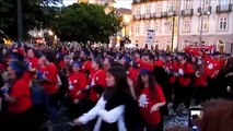 Caloiros do ISCAP no Cortejo da Queima das Fitas no Porto 2015