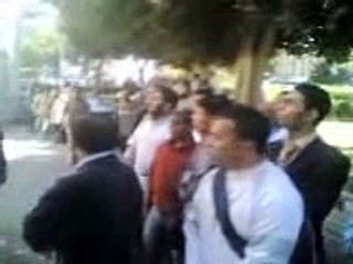 مظاهرات الطلبة رداعلى اقتحام مسجدكلية الطب جامعةعين شمس