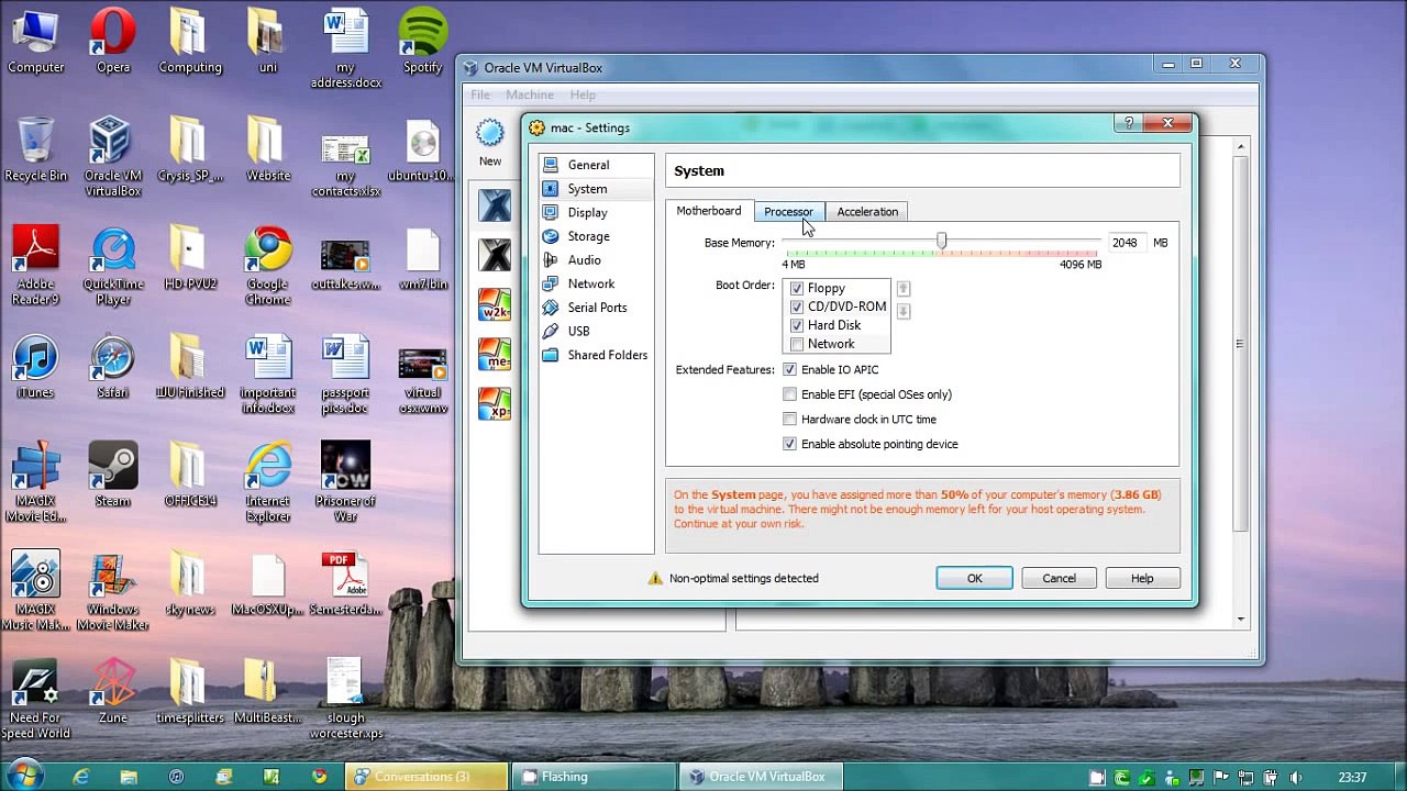 How to Install Mac OS X 10.6 Snow Leopard on Virtualbox on Windows 7 For FREE