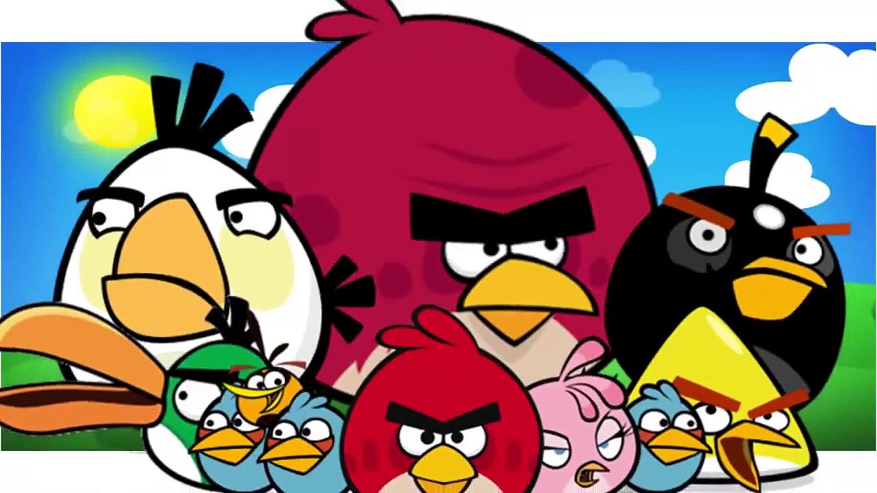 ABC song Angry Birds Cartoon Rhymes for Children Songs Kids Nursery Rhyme Learn Alphabet