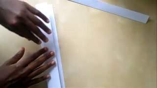 How to make a Indoor Paper Paint Stick Boomerang (2013)