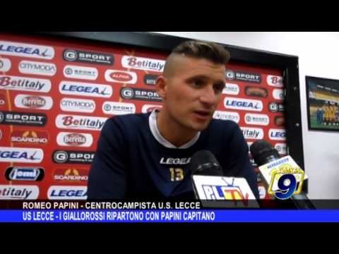 US LECCE | I giallorossi ripartono con Papini capitano