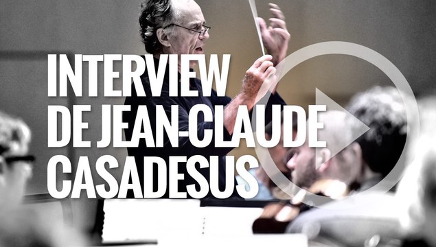 Concert de l'ONL au stade Pierre Mauroy: interview de Jean-Claude Casadesus