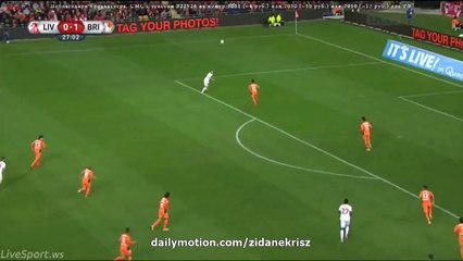1-1 Adam Lallana Amazing Goal | Liverpool v. Brisbane Roar - Friendly match 17.07.2015