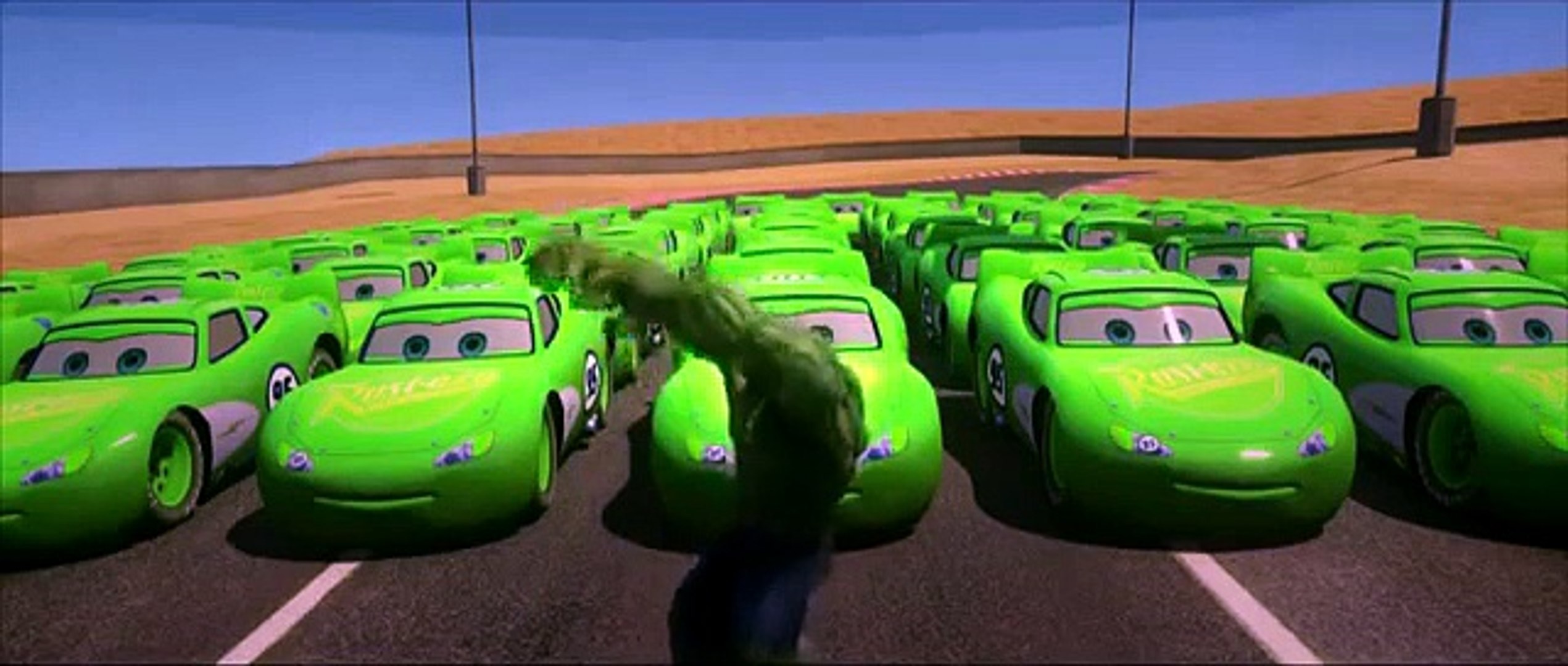 Green 2024 lightning mcqueen