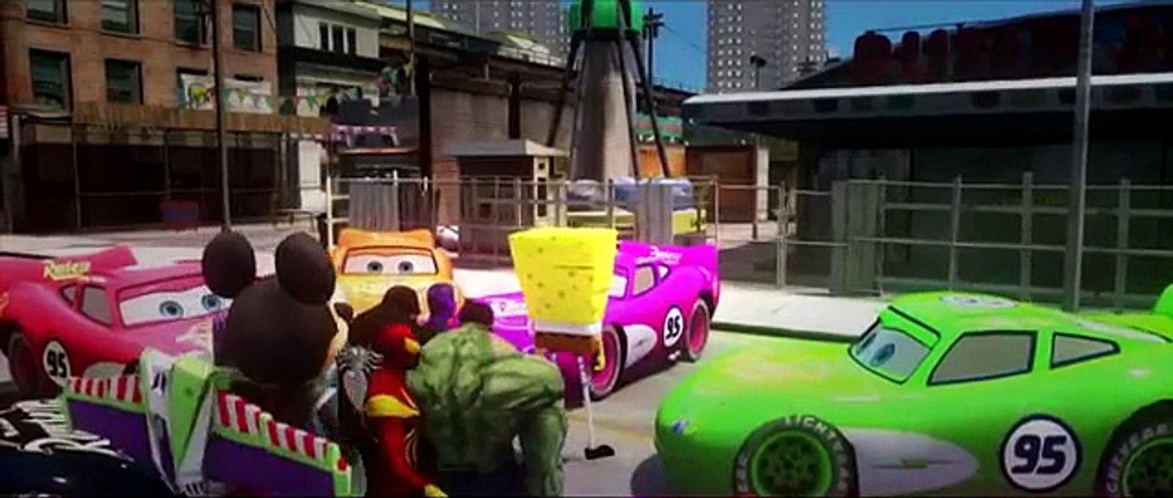 Fast and Furious Mcqueen Cars Frozen Elsa Mickey Mouse Buzz Lightyear Spiderman Hulk VENOM Spongebob