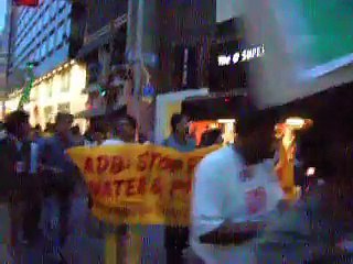 March for Justice: Protest against ADB, Kyoto, Japan