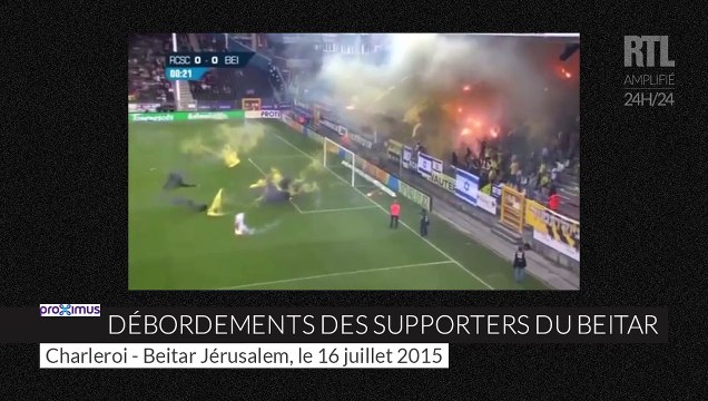 Ligue Europa : violents débordements entre Charleroi et le Beitar Jérusalem