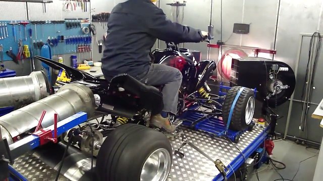 Dyno Yamaha Raptor 700 734 Streetfighter @ Hilltech Tuning Kaatsheuvel