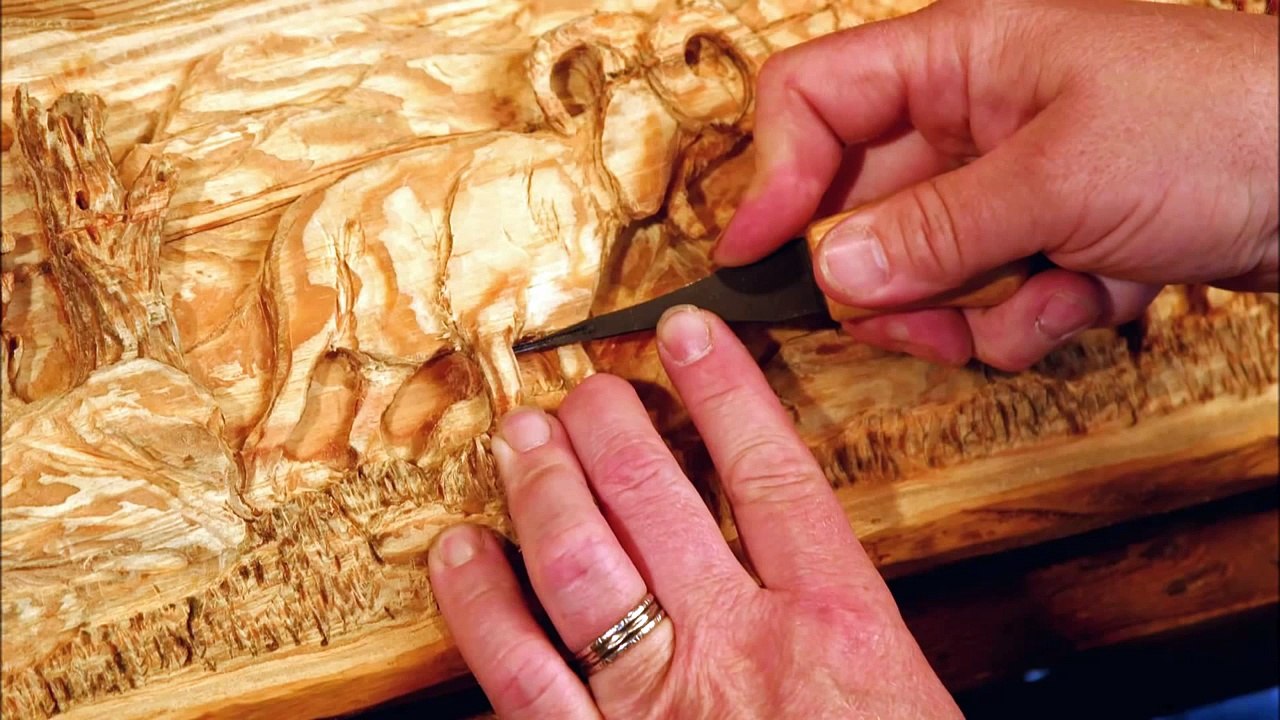 (3D binaural sound) Asmr sounds of wood & scratching & wood carving & relaxation