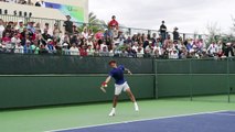 Roger Federer In Super Slow Motion - Incredible Movement And Big Forehands