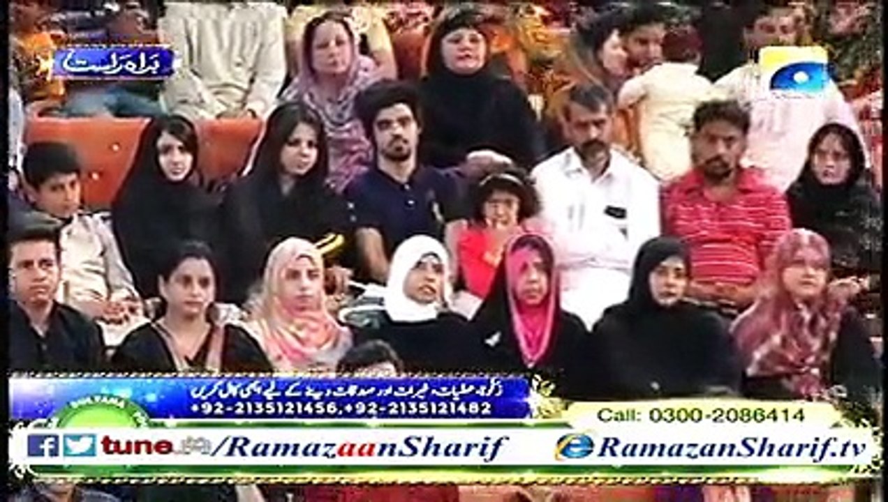 27th Iftar Rah e Naiki and Ye Bacha Kis Ka Hai in Ramazan Sharif 15-7-2015