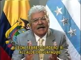 Alcalde León Febres-Cordero informa a la ciudadanía sobre el estado de la Municipalidad 1992