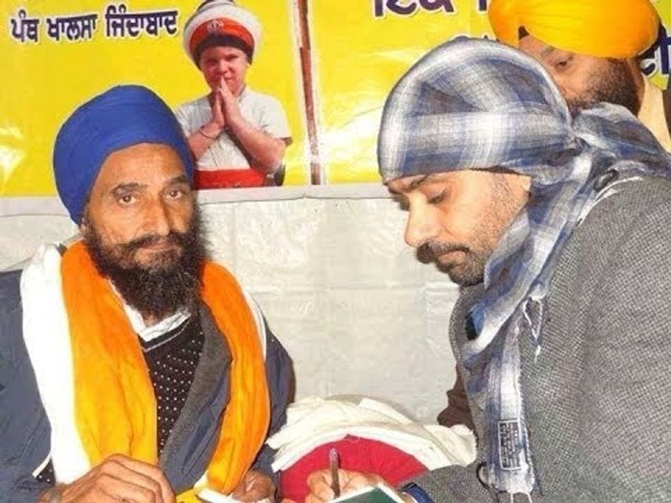 Babbu Maan supporting Bhai Gurbaksh Singh Ji Khalsa