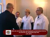 Valsts prezidents apmeklē Rīgas Austrumu klīniskās universitātes slimnīcu 04/01/2011