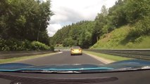 chasing bmw m4 on nurburgring