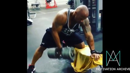 The Rock trains everyday without any excuses! He's a beast!