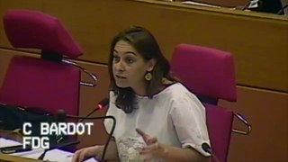 Intervention de Caroline Bardot sur la communication du délégué à l'emploi F. Kalfon