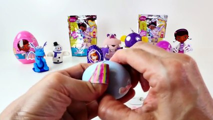 Скачать видео: Clay Buddies Surprise Eggs Doc McStuffins Disney Princess Sofia The First Play Doh Disney Toys