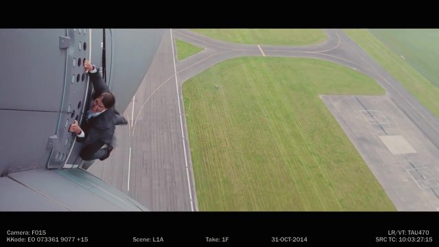 Mission Impossible : Cascade de Tom Cruise sur l'avion (Making of)